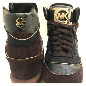 Michael Kors platform booties